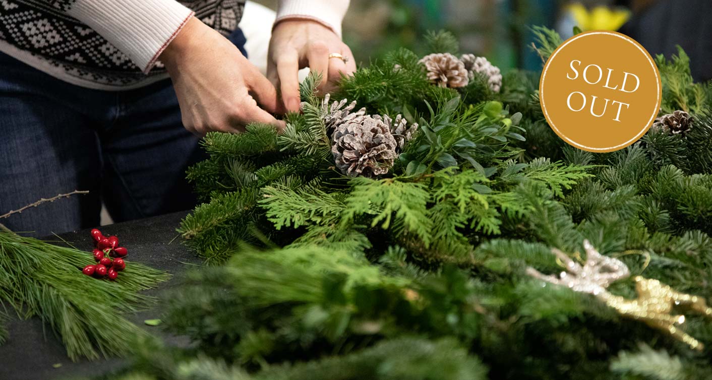 DIY Holiday Wreath Workshop at Hoen's Garden Center